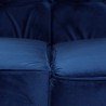 Sofá de 3 plazas terciopelo Tova - Azul