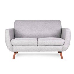 Sofá de 2 plazas Sweet gris claro