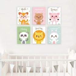 Cuadro canva multicolor