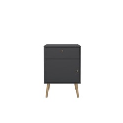 Buró Bodo - Gris y Roble