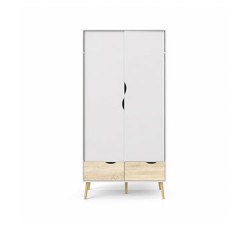 Armario Nordik - Color Madera y Blanco