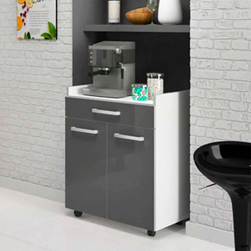 Alacena Tango - Gris Oscuro Brillante