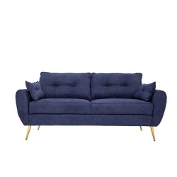 Sofá de 3 plazas Boho azul