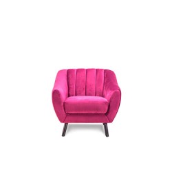 Sillón Doria terciopelo uva