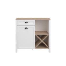 Alacena Glow - Blanco y Roble