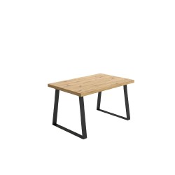 Mesa de Comedor Extensible Aran - Color madera y Negro