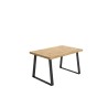 Mesa de Comedor Extensible Aran - Color madera y Negro