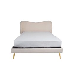 Cama matrimonial Kooper - Beige