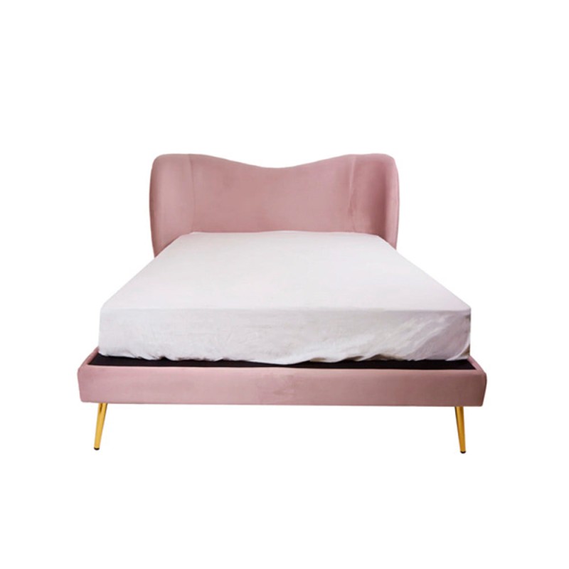 Cama matrimonial Kooper - Rosa