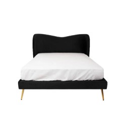 Cama matrimonial Kooper - Negro
