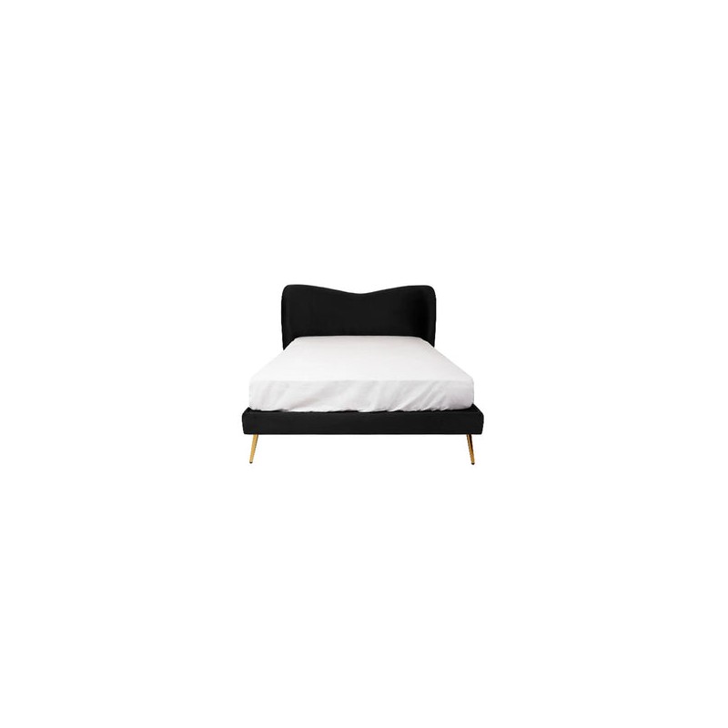Cama matrimonial Kooper - Negro