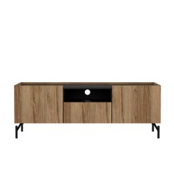 Mueble para TV Bergen- Roble y Negro