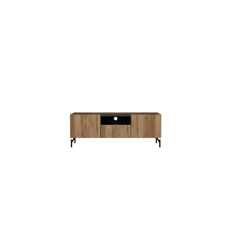 Mueble para TV Bergen- Roble y Negro