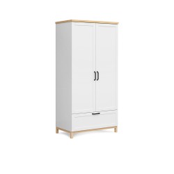 Armario Larvik - Color Madera y Blanco