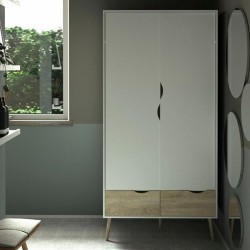 Armario Larvik - Color Madera y Blanco