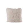 Cojín Cuadrado Faux - Marfil