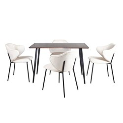 Mesa Miso con 4 Sillas Suanna Beige