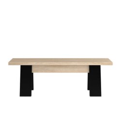 Banco Ginza - Roble sonoma y Negro