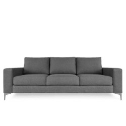 Sofá de 3 plazas Etna - Gris Oscuro