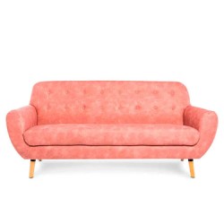 Sofá de 3 plazas Nora - Rosa