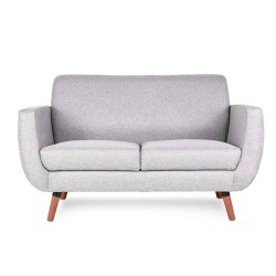 Sofá de 2 plazas Sweet gris claro