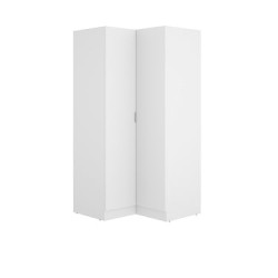 Armario rincón con puertas Essen - Blanco