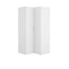 Armario rincón con puertas Essen - Blanco
