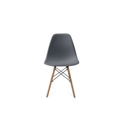 Set de 4 sillas Oslo Réplica Eames - Gris