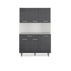 Alacena Tango - Gris Oscuro Brillante