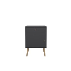 Buró Bodo - Gris y Roble