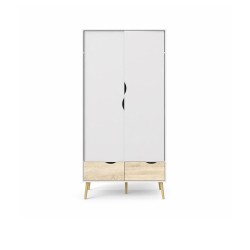 Armario Nordik - Color Madera y Blanco